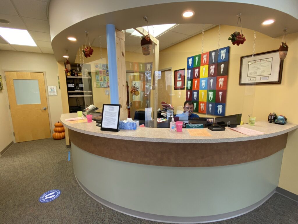 Front desk at Pyfferoen Pediatric Dentistry
